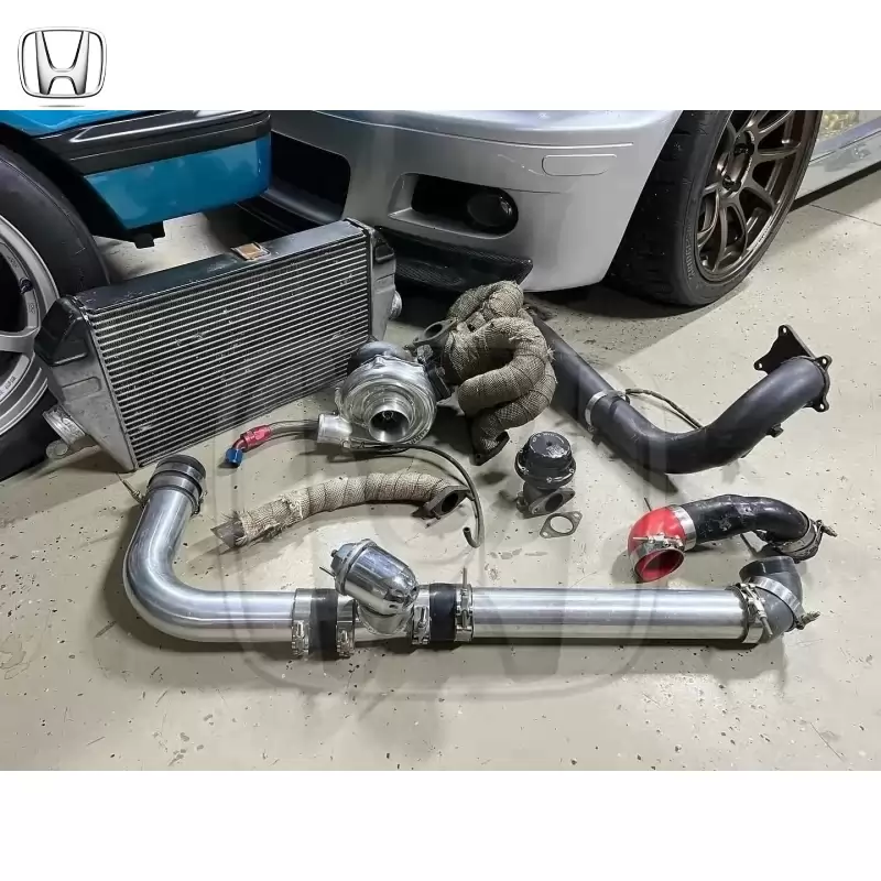 b-series-turbo-kit-removed-from-eg-fit-rare-honda-part