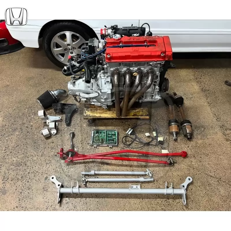 Full Jdm B16A swap w/ LSD and converted - Rare Honda Part