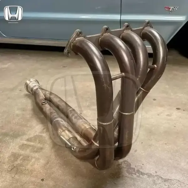 rage-b-series-big-tube-header-tri-y-rare-honda-part